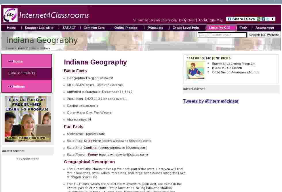 indiana-state-information-and-fun-facts-at-internet-4-classrooms