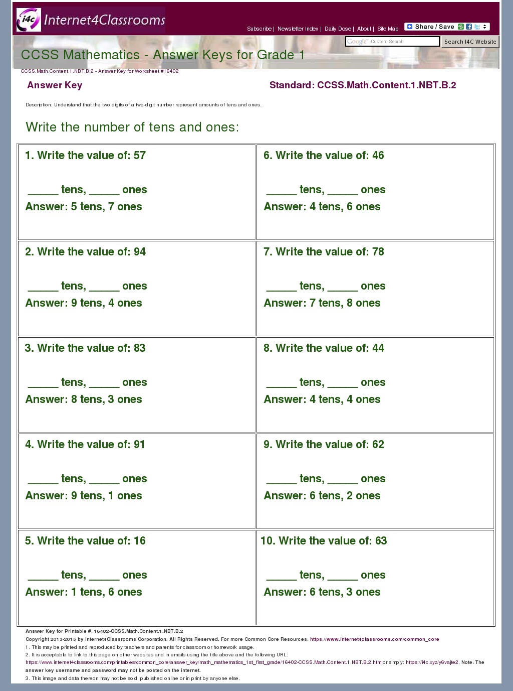 answer key download worksheet 16402 ccssmathcontent