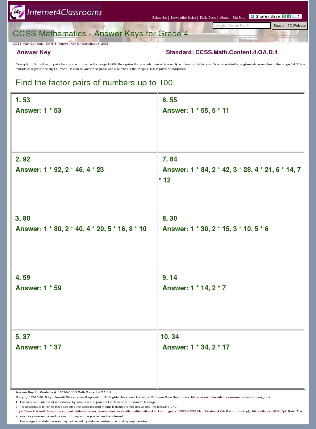 workkeys math practice test answer key