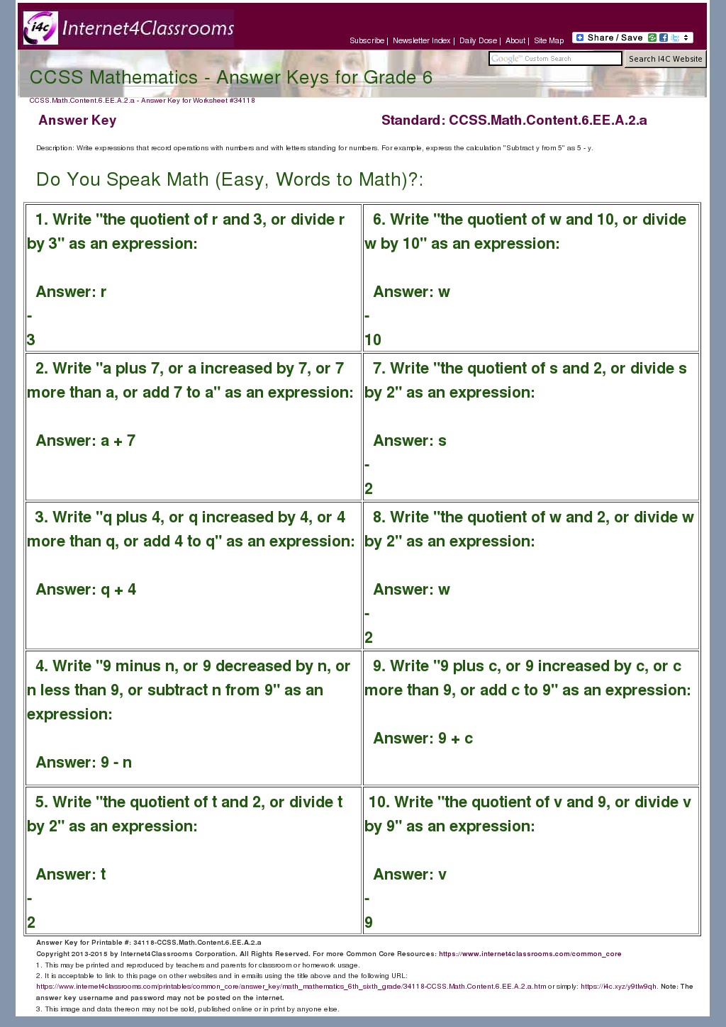 answer-key-download-worksheet-34118-ccss-math-content-6-ee-a-2-a