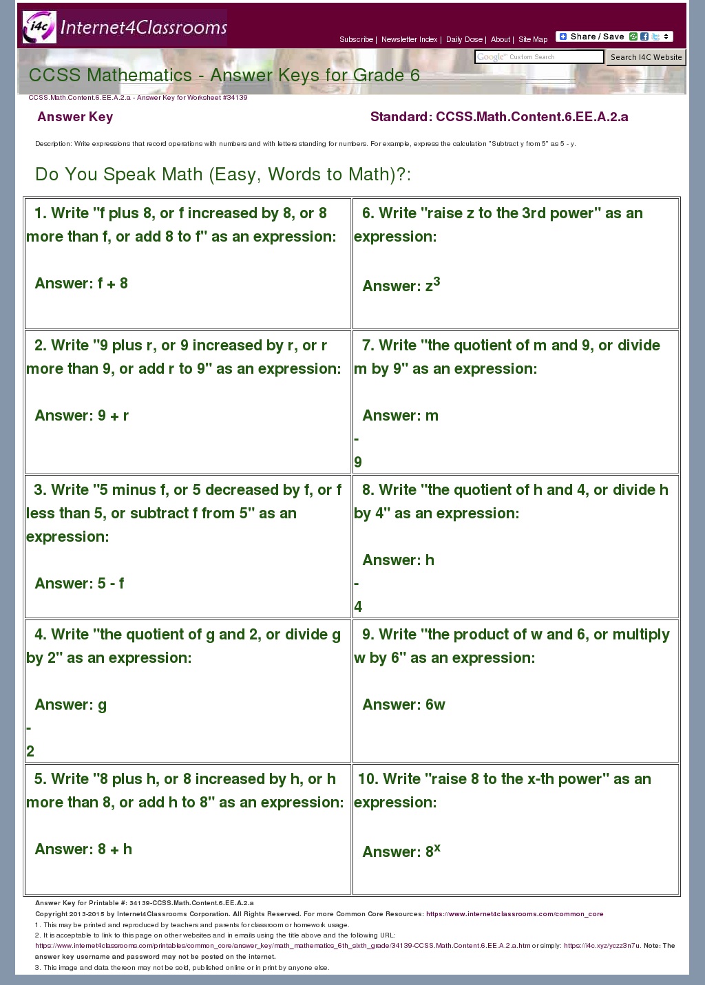 answer key download worksheet 34139 ccssmathcontent