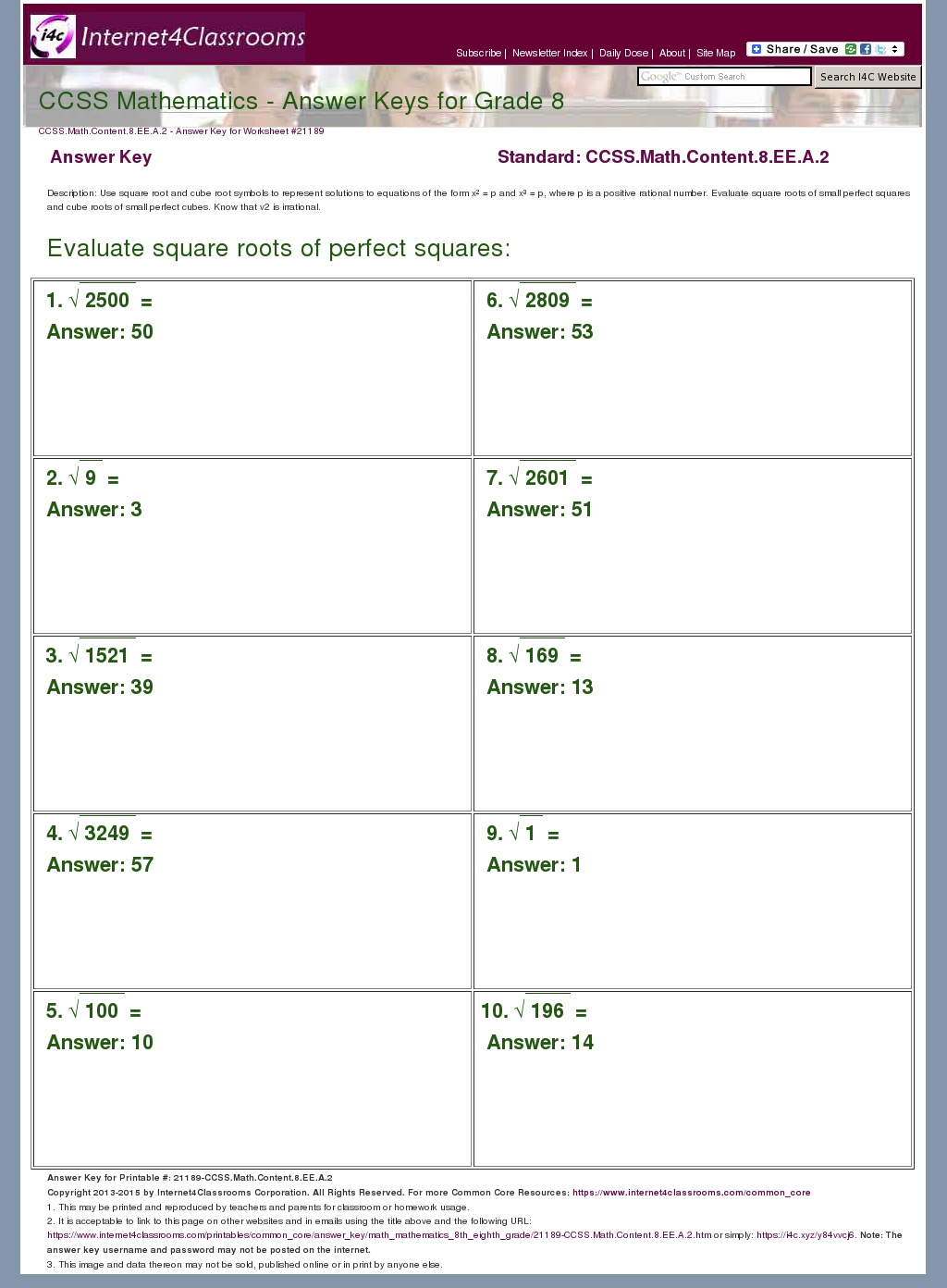 answer key download worksheet 21189 ccssmathcontent