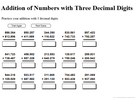 Seventh Grade Interactive Math Skills - Decimals