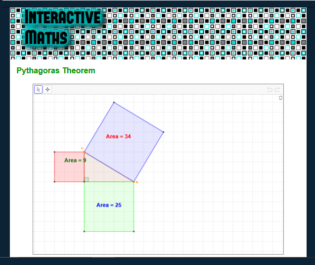Eighth Grade Interactive Math Skills - Pythagorean Theorem